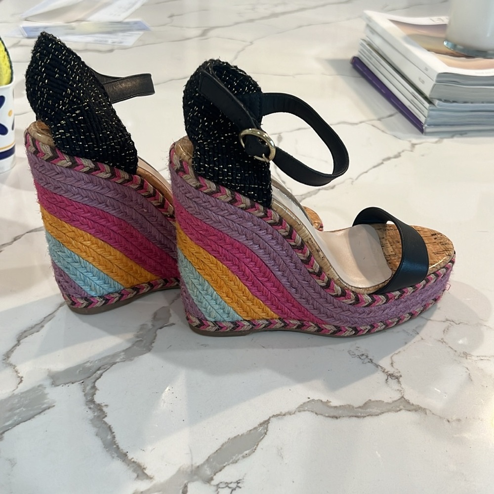 Sofia Webster Multi Colored Wedges - image 6
